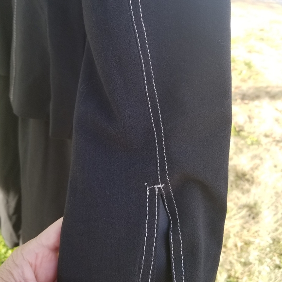 Women's business dress with jacket. Componix. Size 8 Black with white trim - Picture 5 of 7